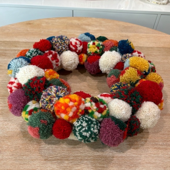 Anthropologie Pom Bonanza Wreath, Rare Sold Out Collectible - Picture 3 of 5